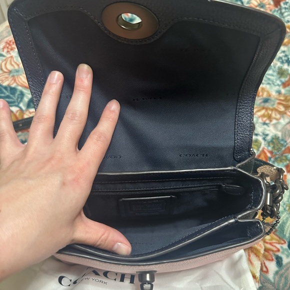 HTF Coach Cassie Crossbody Leather Bag Colorblock NWT - Picture 4 of 6